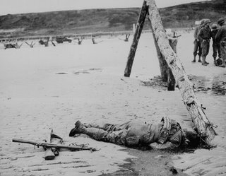 D-day dead soldier